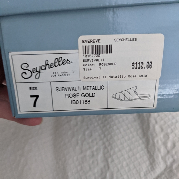 Metallic Rose Gold slides - Picture 4 of 4